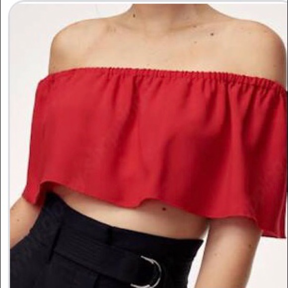 Off the shoulder crop top - Picture 3 of 3